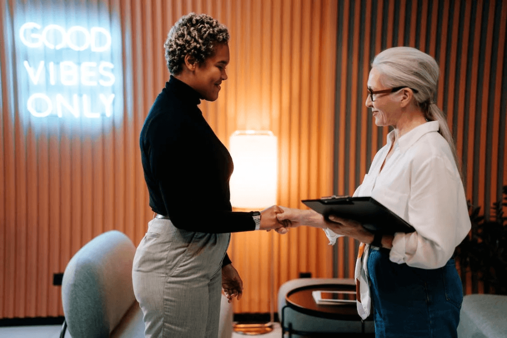 https://www.pexels.com/photo/woman-in-black-long-sleeve-shirt-had-a-job-interview-5989927/